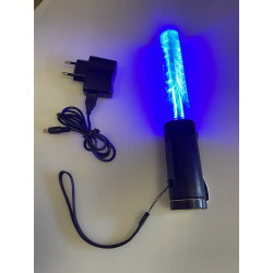 Baton lumineux led rouge + batterie rechargeable + chargeur 220v 5v support magnetique