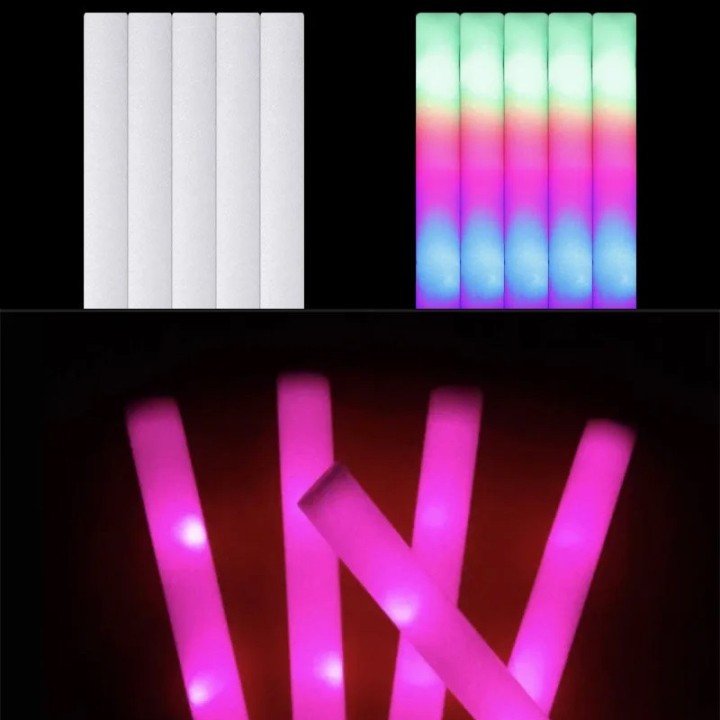 1 Baton Lumineux rose Tube Lumière 40cm clignotant Anniversaire fete mariage noel