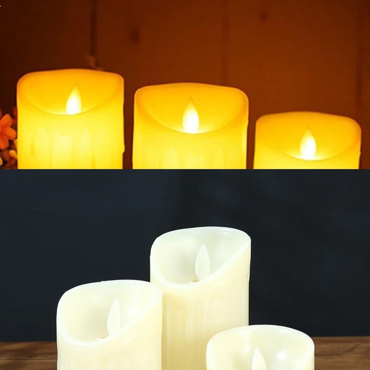 Candle led decorative lighting, battery low energy light sweet xmcl5 velleman
