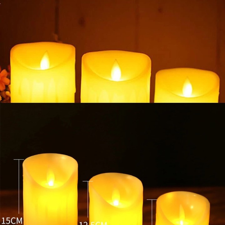 Candle led decorative lighting, battery low energy light sweet xmcl5 velleman