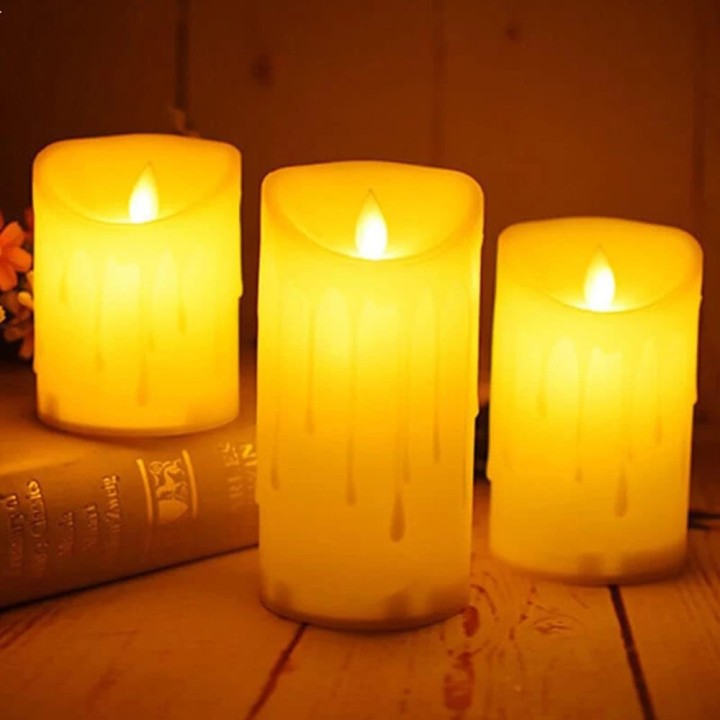 Candle led decorative lighting, battery low energy light sweet xmcl5 velleman