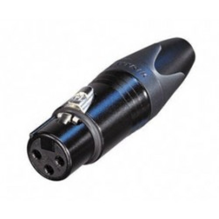 Xlr socket 4br.d aluminum silver neutrk conxnc4fxx-bag cen - 1