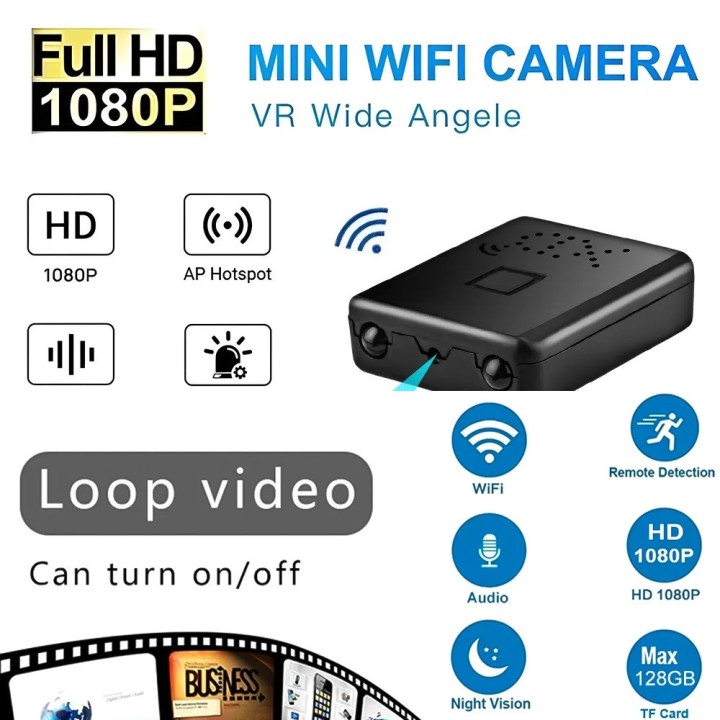 Diskrete WLAN-Kamera 4K Full HD 1080P Camcorder IR-CUT-Videorecorder Bewegungserkennung