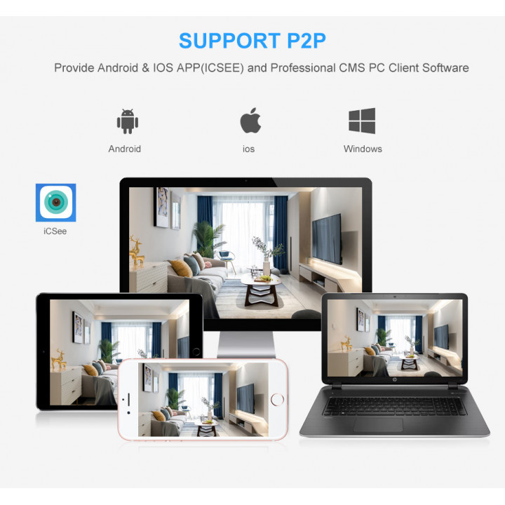 Telecamera di sorveglianza esterna PTZ IP WIFI hd 2MP/1080P wireless 4x zoom visione notturna ia Audio