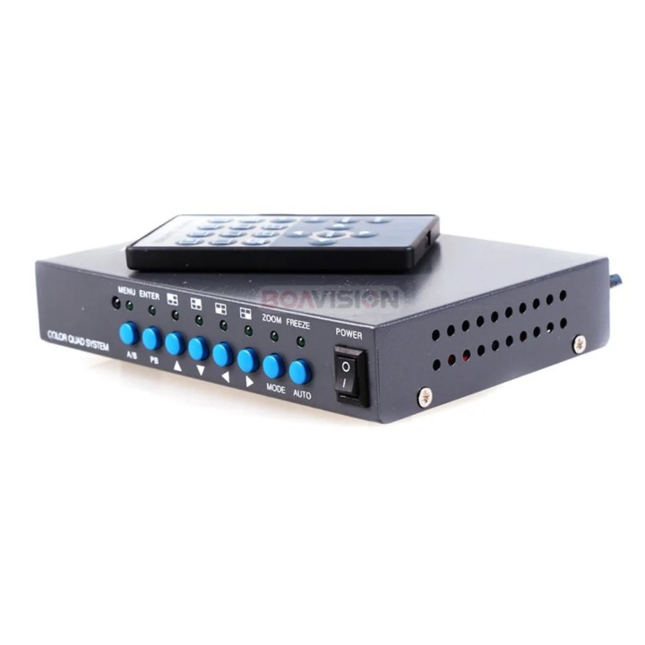Quad 4 farbkameras quad quadra-prozessor videofernüberwachung cctv 401d