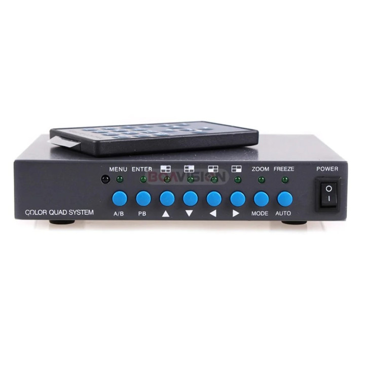 Quad 4 telecamere a colori quad quadra elaboratore remoto videosorveglianza tvcc 401d