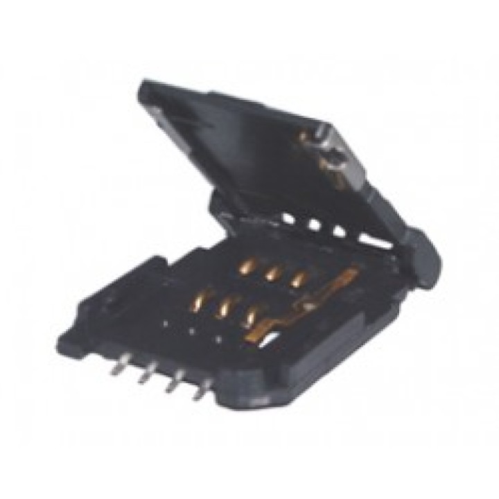 Conector de tarjeta chip contactos 6 cms cocarteccm03 cen - 1