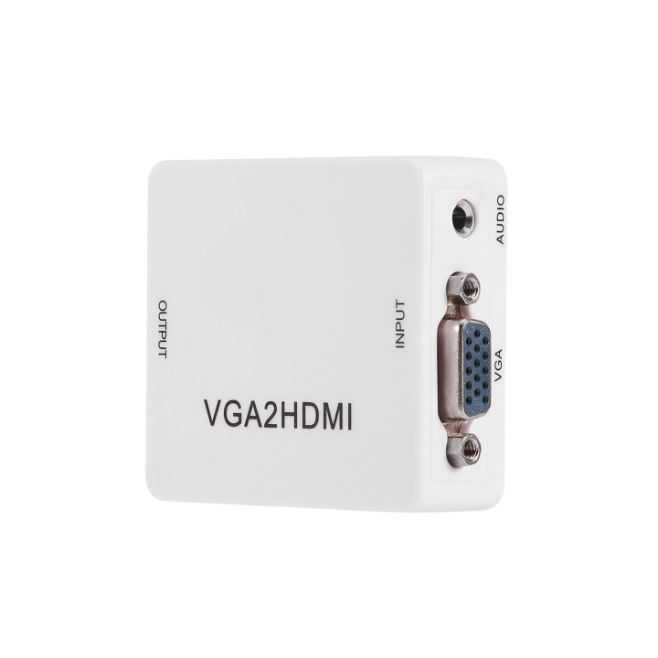 Convertidor VGA a HDMI 1080P Adaptador VGA2HDMI para DVD portátil