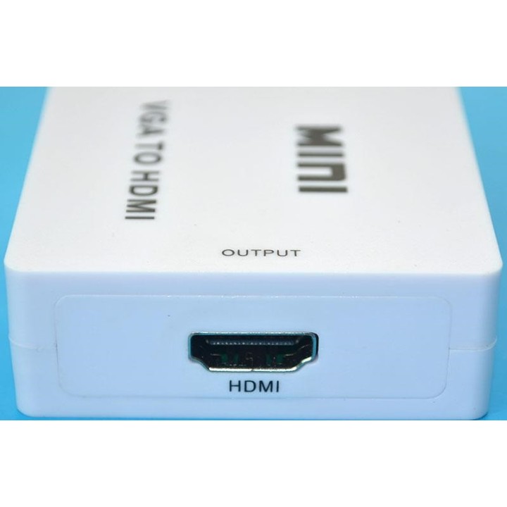 Convertidor VGA a HDMI 1080P Adaptador VGA2HDMI para DVD portátil