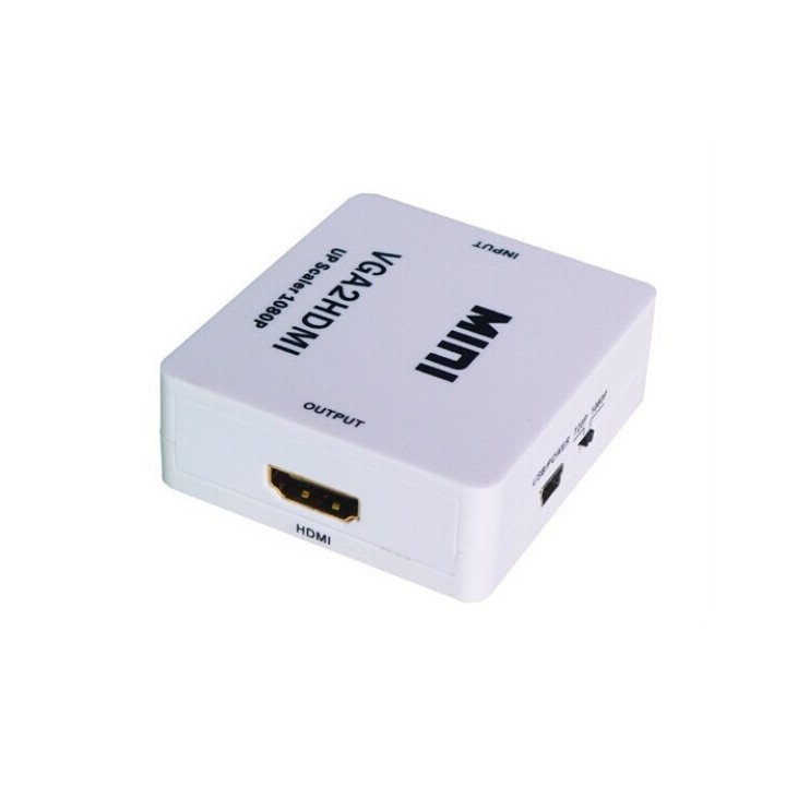 Convertitore VGA a HDMI Adattatore 1080P VGA2HDMI per DVD portatile
