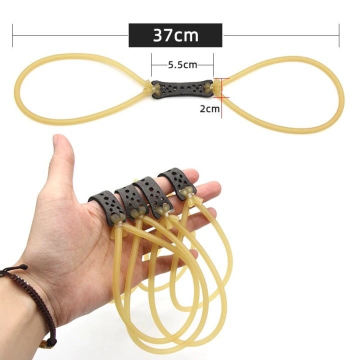 Lance pierre fronde latex naturel bande ronde caoutchouc ID 2mm x 5mm OD 2x5mm pour catapulte