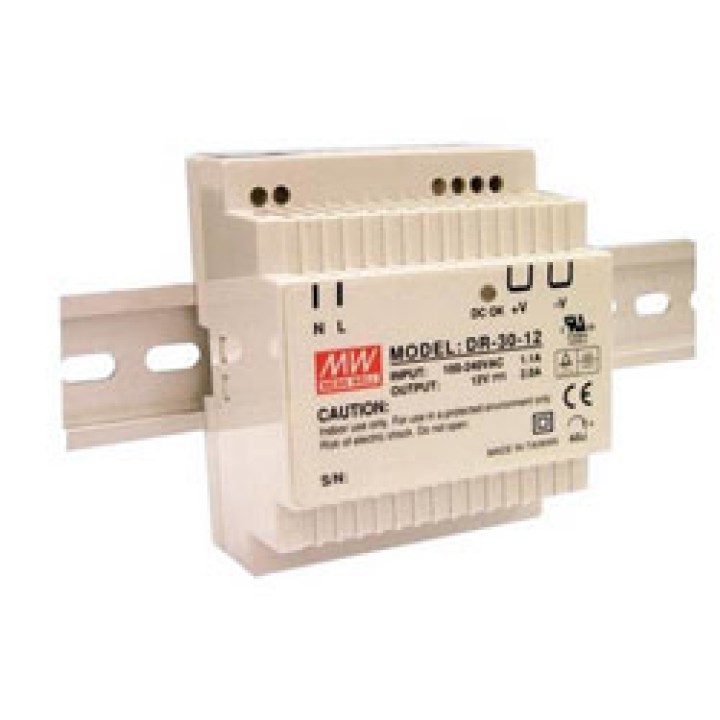 Potencia en suministros industriales din rail 12v 30w cen - 1