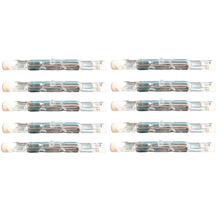 2 tubo alogeno 220v 150w r7 illuminazione alogena neon alogeno