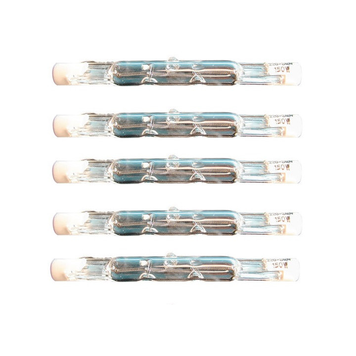 2 tubo alogeno 220v 150w r7 illuminazione alogena neon alogeno