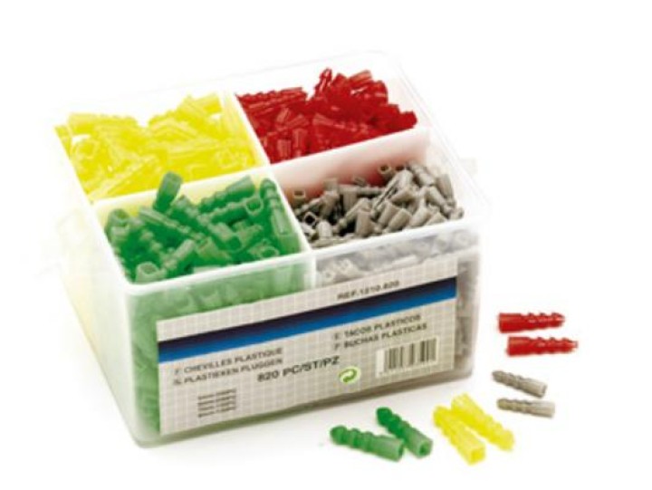 Stiftauswahl 5 6 7 8 mm (450 st.) nylon stift perel - 1