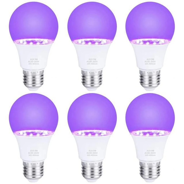 2 lampadina 220v 75w e27 a luce nera lamp75bl illuminazione accessori