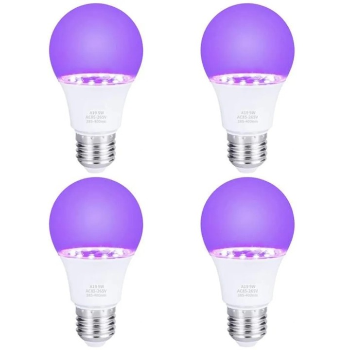 2 lampadina 220v 75w e27 a luce nera lamp75bl illuminazione accessori