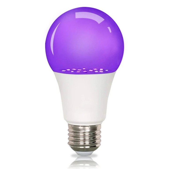 Lot de 2 ampoules lumiere noire 220v 75w e27 effet ultraviolet eclairage lampe disco lamp75bl