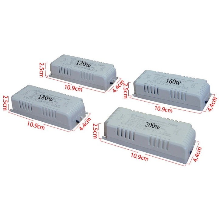 Electronic transformer 150va 160va 180va 200va 200W 220v 230v 12Vac halogen lighting transformer