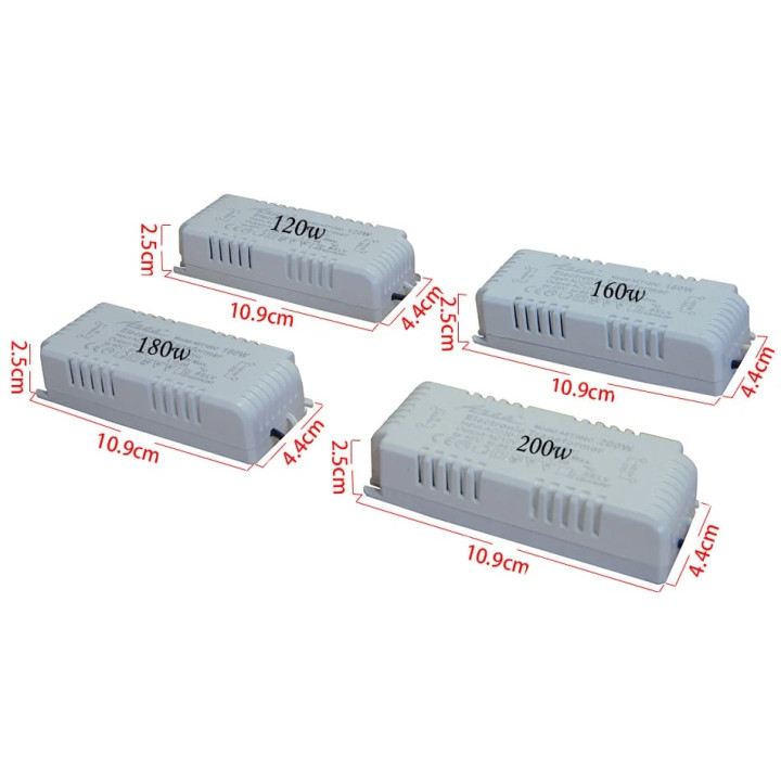 Transformateur electronique 110va 120va 140va 150va 160va 160W 220v 230v 12Vca eclairage halogene transfo