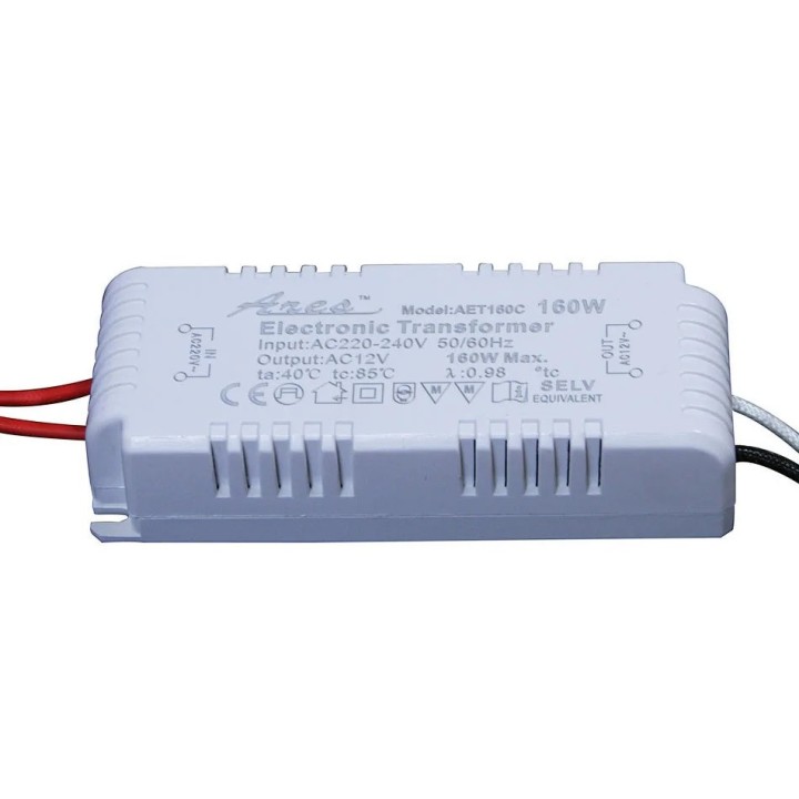 Transformateur electronique 110va 120va 140va 150va 160va 160W 220v 230v 12Vca eclairage halogene transfo