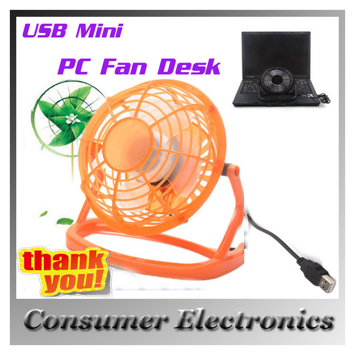 Super usb mini portable cooler cooling desktop power pc laptop desk fan jr international - 5