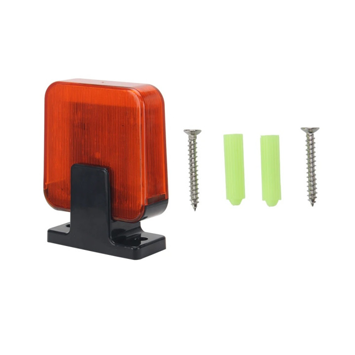 Orange light LED 12V dc ac 230v 24v 36v 48v 110v universal light strobe flashing lamp
