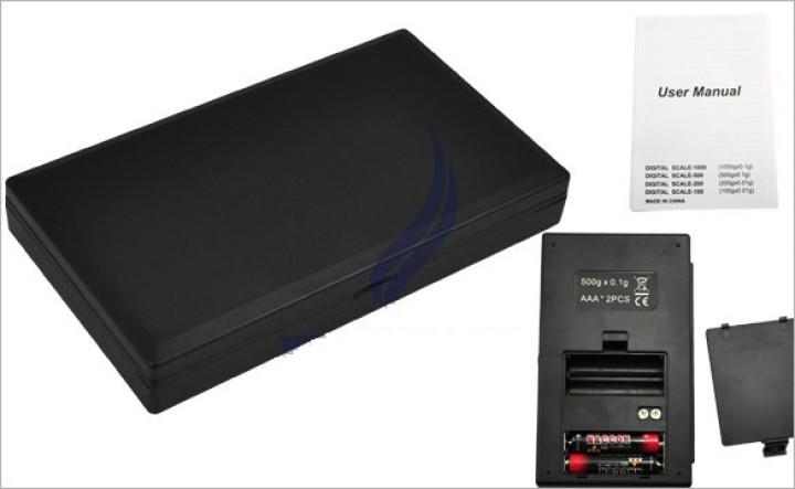Elektronische taschenwaage 500g laptop wiegt 0,1 g gewicht maßnahme kleine objekte kenex  - 1