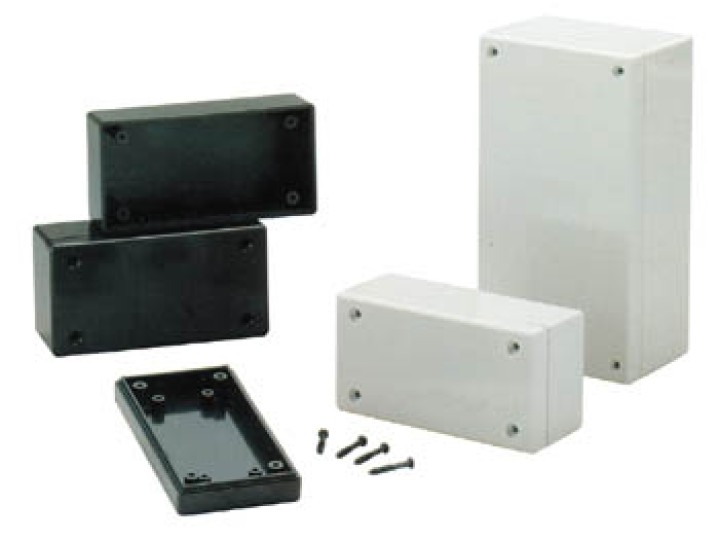 Grau pvc box g1068 schutz 95x48x38mm jr  international - 2