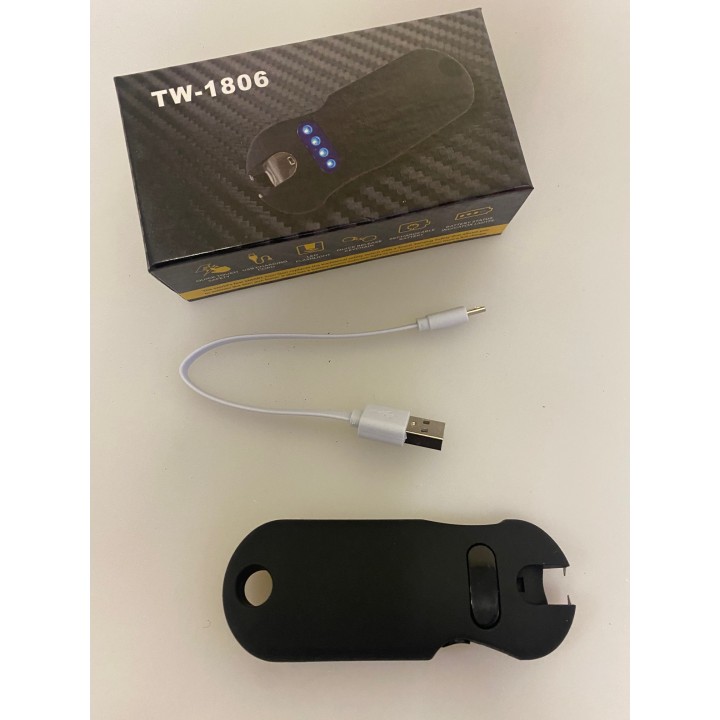 Shocker one compact led 1,000,000 volts and safety strap electric weapon defense
