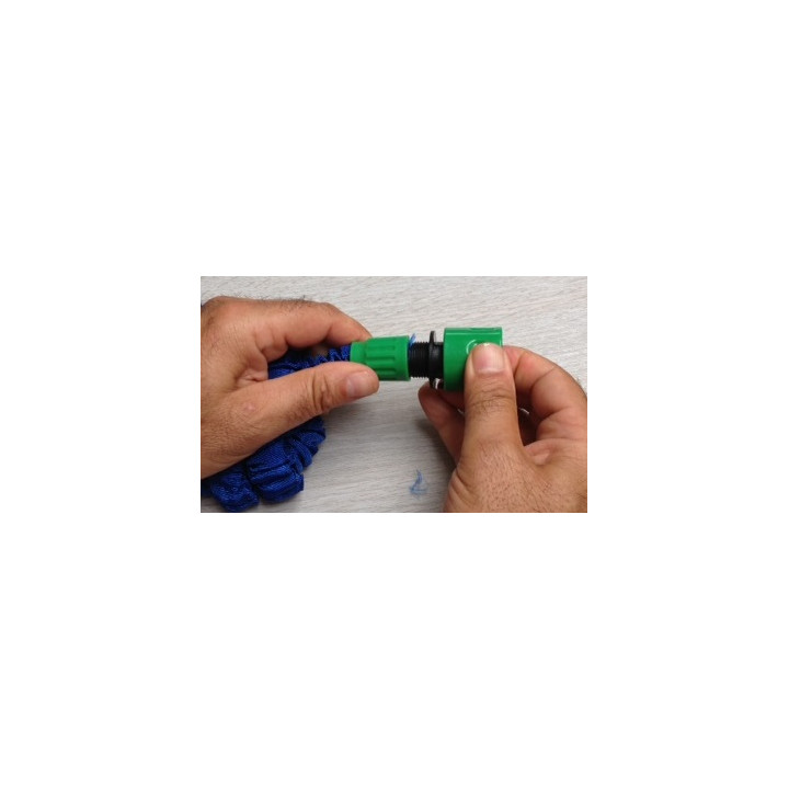 2 gardena quick connect snap connector for hose extensible hose8fr hose15fr hose23fr watering xhose - 10
