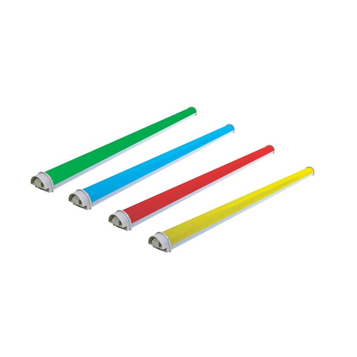 Tube 230v 144 led 1,03m eclairage couleur rouge vdlltr 220v 240v basse consommation economie energie