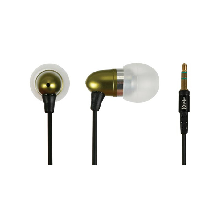 Hpe19 ear stereo earphones for md/cd/mp3/mp4 corp metal velleman - 1
