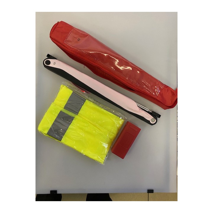 Kit securite voiture route triangle signalisation r27 en11 gilet réfléchissant xl ce en 471 ML2879