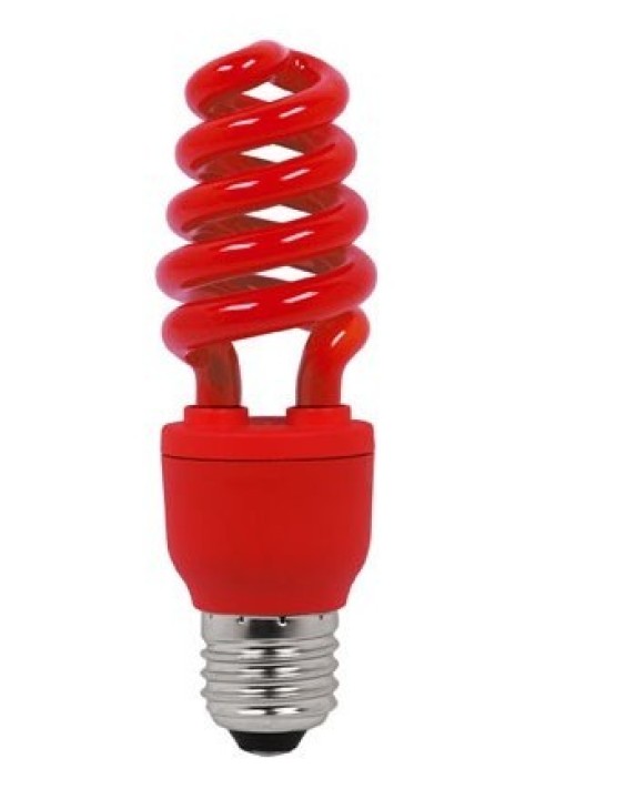 Spirale lampada fluorescente compatta red e27 220v 13w  75w lampadina fluorescente illuminazione 230v 240v veka - 1