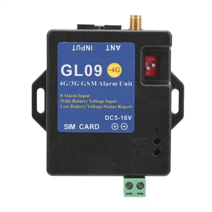 Trasmettitore GSM 4G GA09 8 canali 6 SMS Chiamata del sistema di allarme di sicurezza domestica intelligente