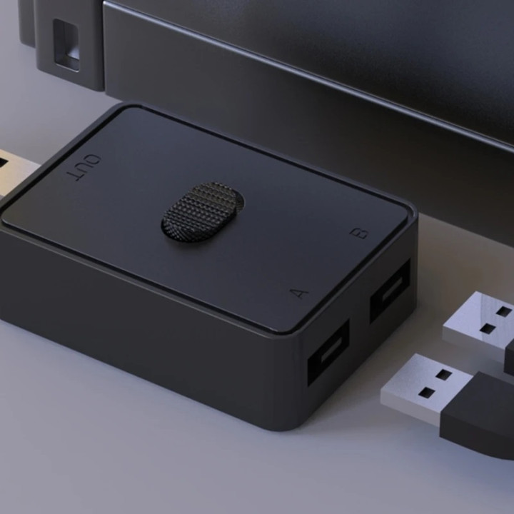 Bidirektionale USB 3.0-Schalter, 2 Eingänge, 1 Ausgang, 1 Eingang, 2 Ausgänge, Tastatur und Maus