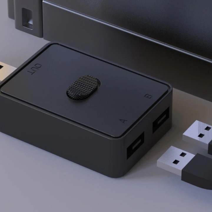 Switches Bidireccionales USB 3.0, 2 Entradas, 1 Salida, 1 Entrada, 2 Salidas, Teclado y Ratón