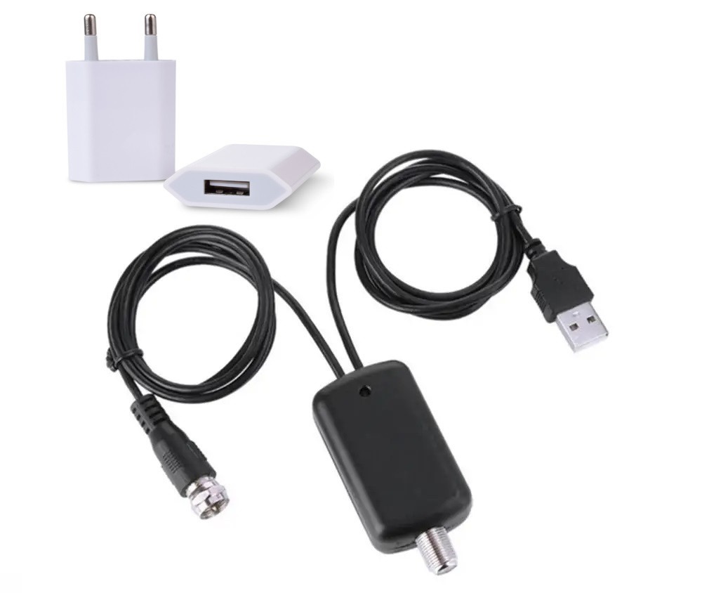usb signal amplifier 5V 6V CATV HDTV 25DB 45-862 MHz HD channel for active DTT antenna