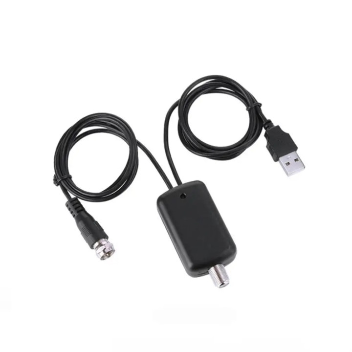 Amplificador de señal usb 5V 6V CATV HDTV 25DB 45-862 MHz Canal HD para antena TDT activa