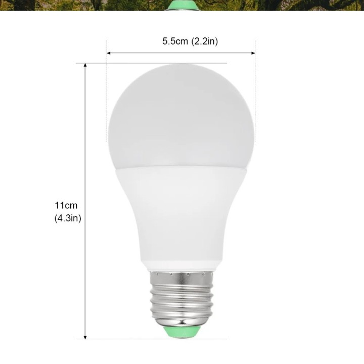 Lampadina chikungunya antizanzare gialla respinge insetti e27 7w 220v 240v