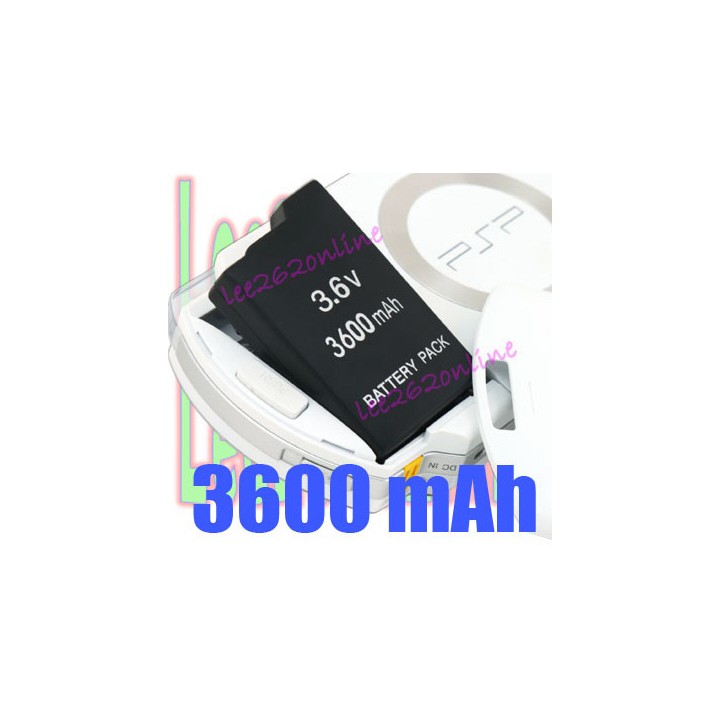 Bateria lithium 3.6v 3600ma slim plate reemplazo videoconsola psp 2000 3000 psp2000 psp3000 jr international - 1