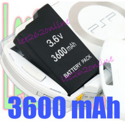 New 3.6v 3600mah battery pack for sony psp 2000 slim jr international - 1