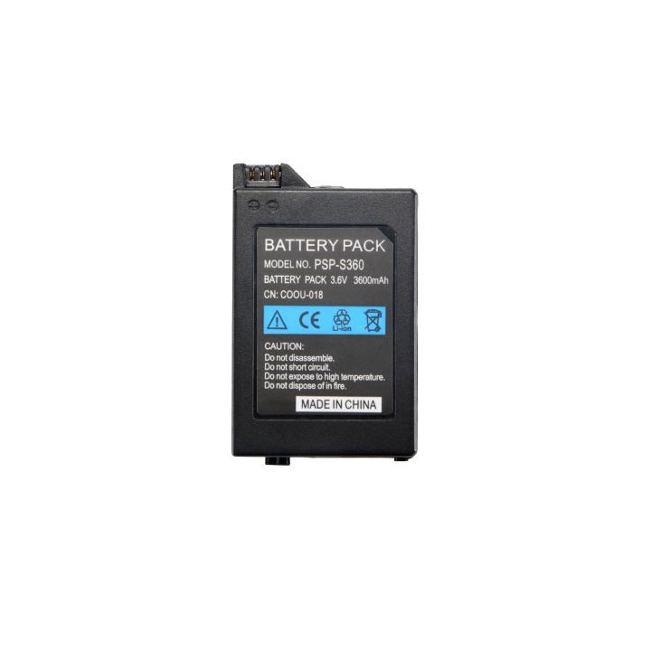 New 3.6v 3600mah battery pack for sony psp 2000 slim jr international - 1