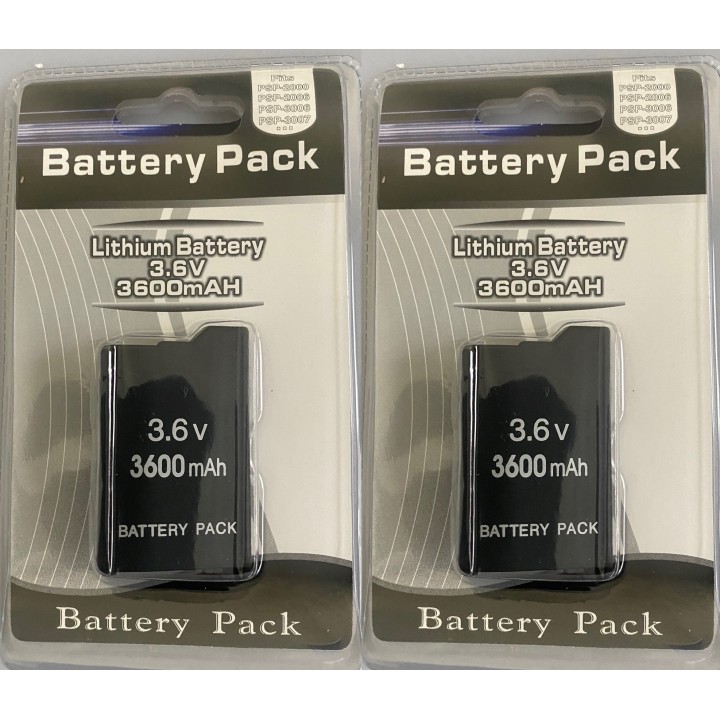 3.6v 3600mah batteria al litio sottile piatto di ricambio per console di gioco psp2000 psp3000 psp 2000 3000
