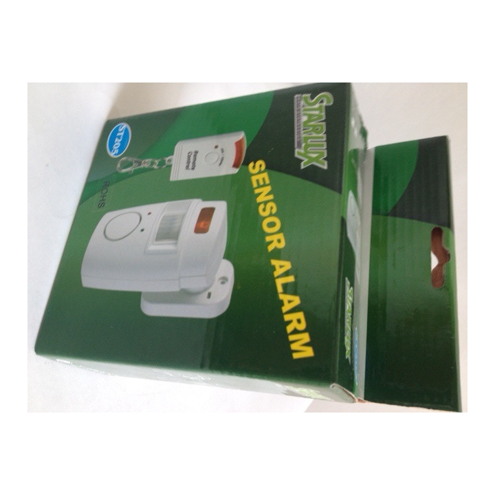 Ir detector alarm with remote autonomous movement and volume siren st205 starlux - 8