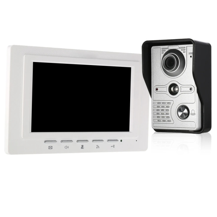 7 Inch 18cm Video Door Phone Doorbell Intercom -camera 1-monitor Night Vision SY801FA11