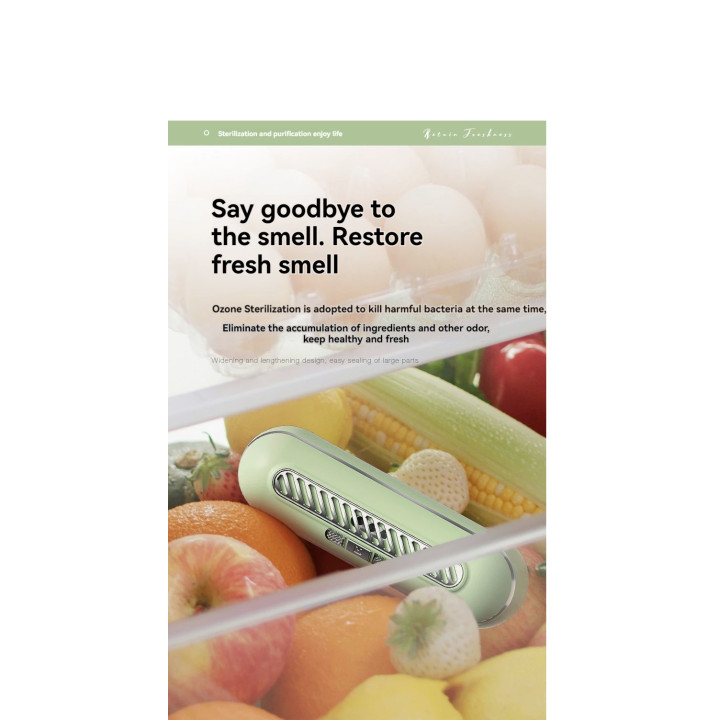 Luftreiniger, Ozongenerator, Desodorierer, Kühlschrank, Anti-Geruchserhaltung, Obst und Gemüse