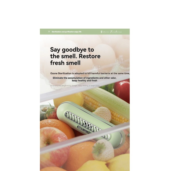 Purificador de aire Generador de ozono Desodorante Nevera Conservación de olores Frutas y verduras