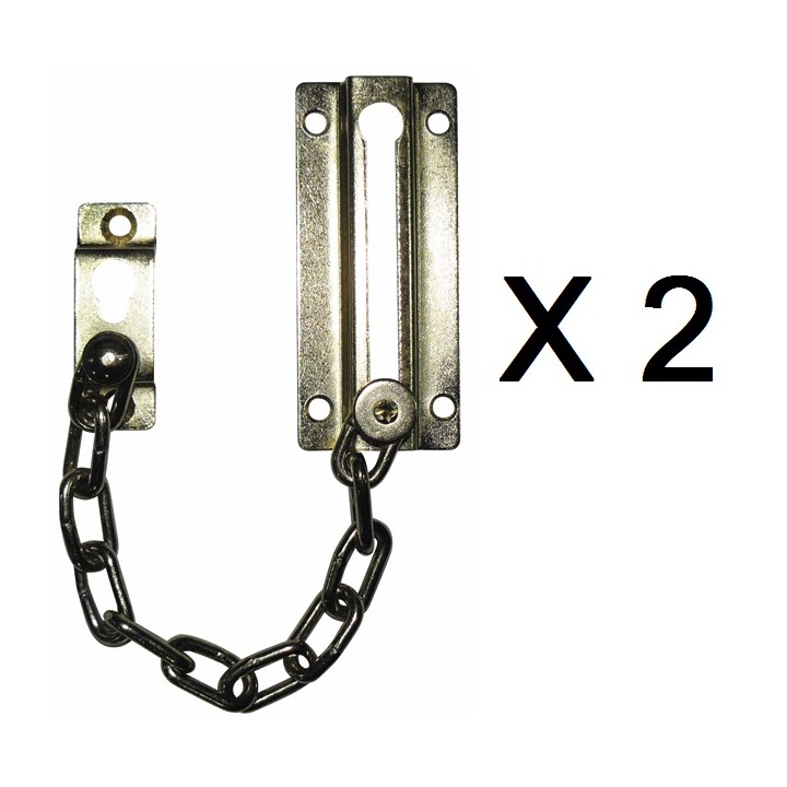 2 Chain for door so that your door is not forced to dissuade robbers doors chains prevent from forcing doors robbery protection 